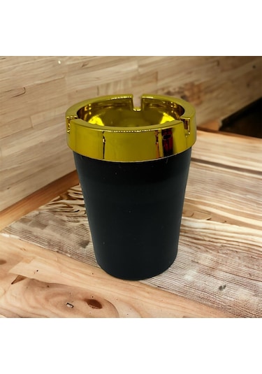 Shiny Araç Araba Küllüğü Parlak Gold 9cm