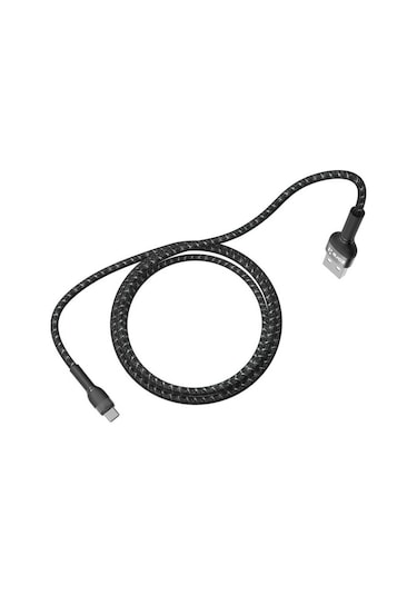 Subutu Siyah Shira Serisi Type-c Usb Kablo 1 Metre