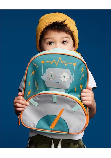 Skip Hop Spark Style Sırt Çantası Robot Çok Renkli