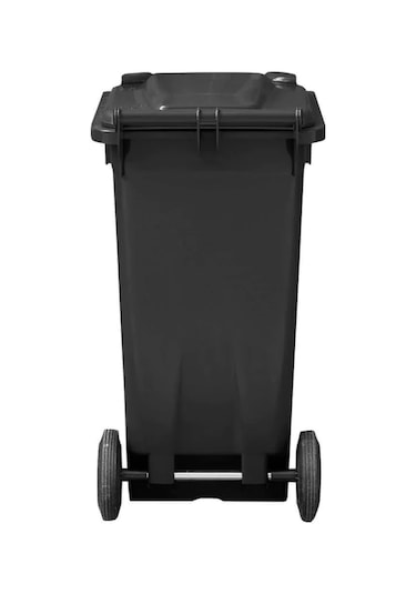 Siyah Renk 120 Lt Çöp Kovası, Çöp Konteyner Siyah