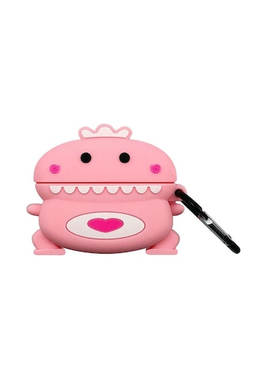 Microsonic AirPods Pro Kılıf Cartoon Figürlü Silikon Dinazor