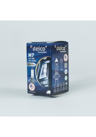 Delco U.s.a H7 +%30 Fazla Işık 24 Volt Halogen Ampul 70w 10 Adet