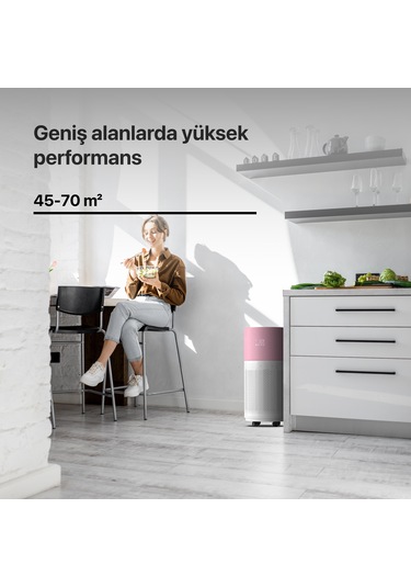 Xenon Smart Air Purifier Akıllı Hava Temizleme Cihazı Pembe X7420_M1