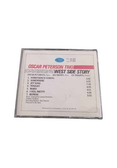 Oscar Peterson Trio Cd* West Side Story
