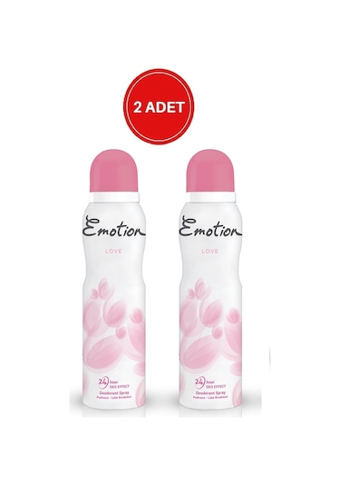 Emotion Love Kadın Sprey Deodorant 150 ML x 2