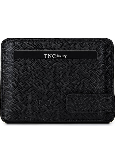 Tamer Tanca Erkek Hakiki Deri Siyah Havyar Kartlık 1148 350 Erk Krtlk Sk25-26 Sıyah Hvyr Siyah