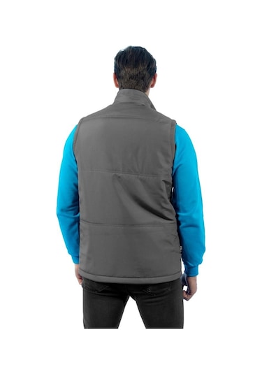 Şensel, Polarlı Yelek, Gri -118E1431- Kışlık Yelek-Vest
