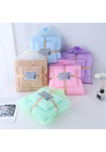 Kosona Pembe Lüx Banyo Havlu Seti - Erken Kuruyan, Yüksek Emici Anne-bebek Paketi Düğün Hediyesi, Toplu Alım İçin Mükemmel