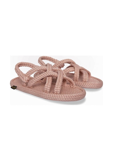 Nomadic Republic Bod.0060.k.t Bodrum Kauçuk Tabanlı Kadın Sandalet Pembe Pembe