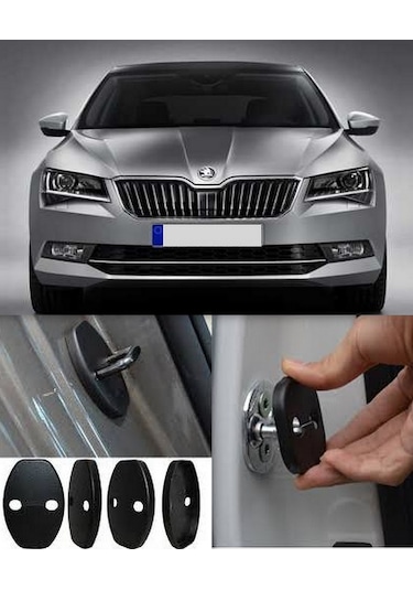 Skoda Süper B 3 Kilit Koruyucu Kapak Seti Super B3 (228108968)