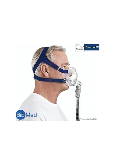 Resmed Quattro Fx Cpap Maskesi - Small Ağız Burun Cpap Maskesi