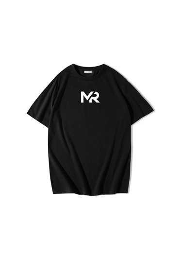 Brz Collection Unisex Oversize Milot Rashica T-shirt Siyah