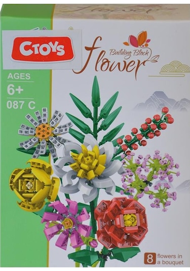 Ctoys Surprise Flower Building Block 087c