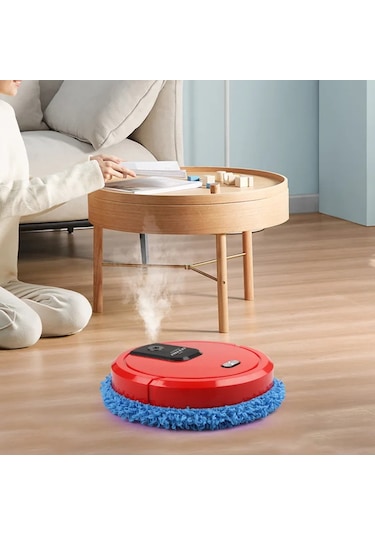 Yenı Usb Süpürme Robotlu Süpürge Paspas 3 In 1 Akıllı Kablosuz Sürükleme Style2-black Siyah