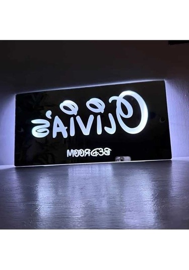 Fastbuy Kişiye Özel Led Neon Tabela 40x20 Cm Usb Duvar Işığı Yatak Odası Dekoru Özelleştirilebilir Hediye 1 Adet Polisilikon 1 Adet Polisilikon 2v