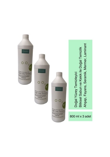 Castile Doğal Yüzey Temizleyici 3 x 800 ML