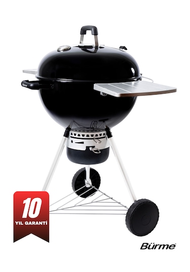 Partner 55.05 Black Masalı Profesyonel Kömürlü Barbekü Siyah