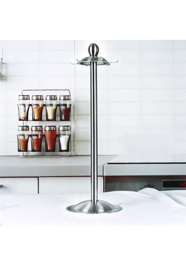 Mutfak Aksesuarları Yeni Paslanmaz Çelik Mutfak Pişirme Gereçleri Aracı Seti Organizatör Raf Tutucu Standı Raflar Ve Amp Amp Tutucular 19 x 7 CM