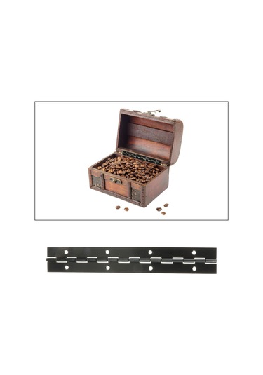 Homyl Mobilya Tekne Ahşap Kutular Için Piyano Menteşe Sabit 200x30x1mm