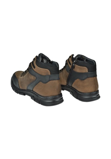 Tardelli Hakiki Deri İçi Kürklü Battal Boy Erkek Bot Trd-4351 Kum Nubuk KUM NUBUK