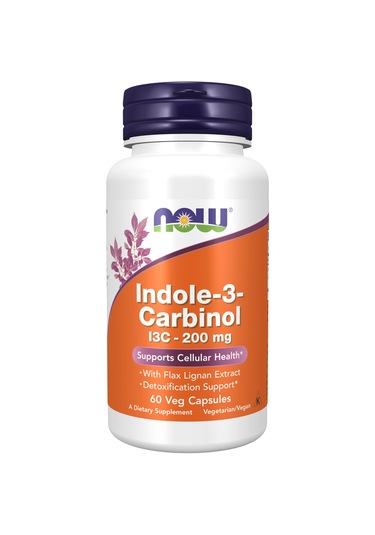 Now Foods Indole-3-carbinol 200 Mg, 60 Vegetable