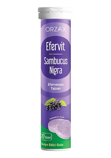 Orzax Efervit Sambucus Nigra 20 Tablet