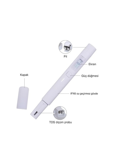 Sandwich Mi Tds Pen Kalite Test Kalemi, Hızlı Tds Metre, Su Kalite Ölçer