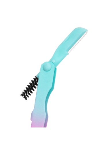 Homyl Kaş Cımbızı Paslanmaz Alet 4mm Düz Uçlu Cımbız Çok Yeşil Pembe