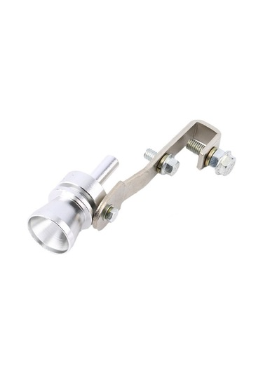 Moveevo Alüminyum Turbo Sesli İşaretleyici M Boy, Gümüş - Araç, Motosiklet Borusuna Kolay Kurulum, Yüksek Ses Kalitesi