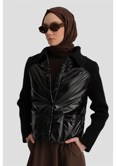 Armine Triko Garnili Mont 24k5711 Siyah Siyah