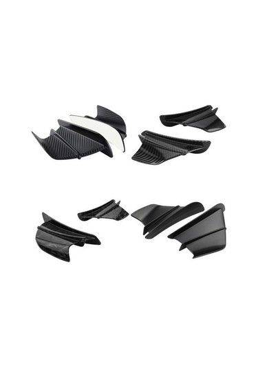 Novahub Rüzgarlık Kanadı Evrensel Motosiklet Aksesuarı - Abs Malzemeli Spoiler & Kanat Seti 56794182