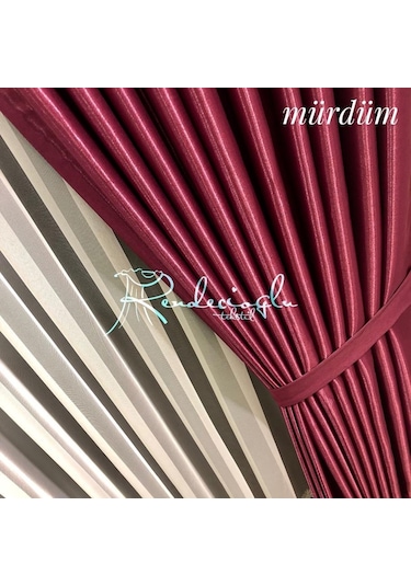 Parlak ve Hafif Monoray Kumaş Fon Perde