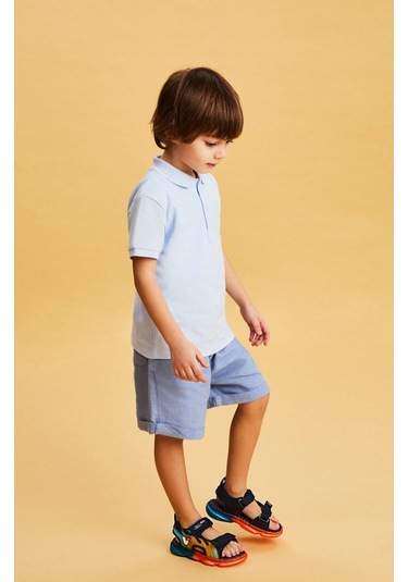 Vicco Jack Erkek Çocuk Lacivert Işıklı Phylon Sandalet Lacivert