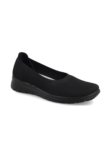 Babet Kadın 27 B39 Kq Fly Flot Cloth Woman Shoe Black Null Siyah