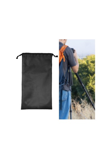 Homyl Bağcıklı Saklama Çantası Hafif Çadır 25cmx60cm Siyah