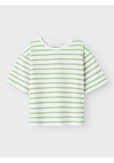Name It Nkfvitanni Ss Short Rlx Top Unisex Çocuk T-shirt 13241646 Yeşil