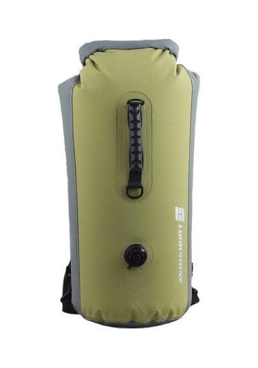 Luckstone 35L Şişme Su Geçirmez Kuru Çanta Sırt Çantası Tote Yüzme Rafting Drifting Için Kova Çantası - Yeşil