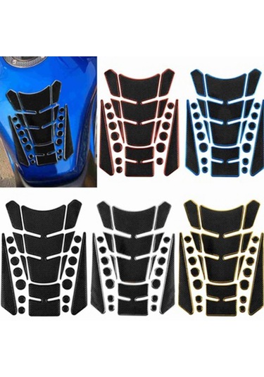 Altın Honda İçin 3d Gaz Yakıt Tankı Ped Koruyucu Motosiklet Etiket Çıkartma