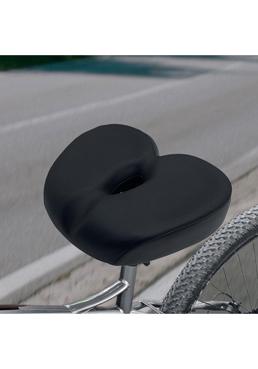 Homyl Burunsuz Bisiklet Koltuk Minderi Geniş Selesi Boş Zaman Siyah