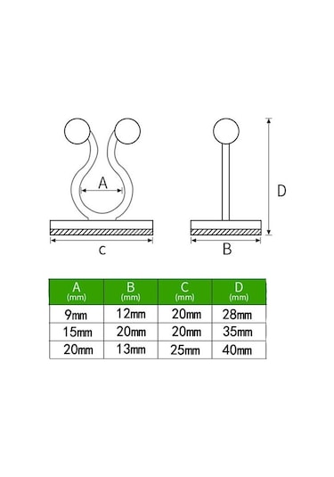 Sones 10 Adet Lulu Tırmanma Duvarı Sabitleyici Asma Tırmanma Duvarı Yapıştırma Kancası, Boyut: Küçük Beyaz