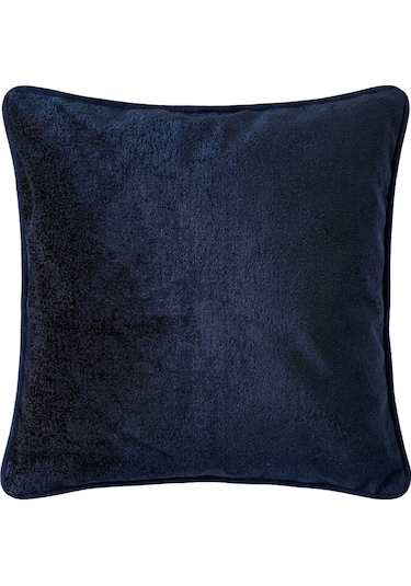 "albert" Kadife Dokulu Kırlent Kılıfları - 45x45 Lacivert
