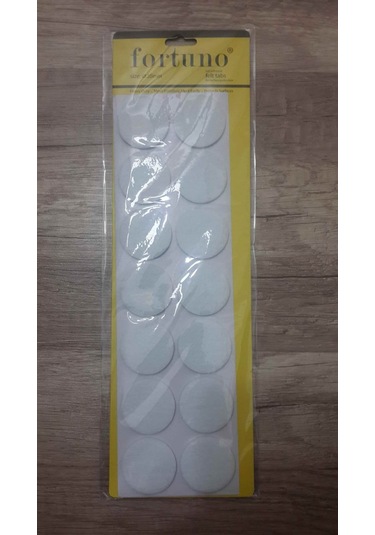 Mobilya Masa Sandalye İçin 1 Paket Daire / Kare Yapışkanlı Keçe Kahve-Beyaz