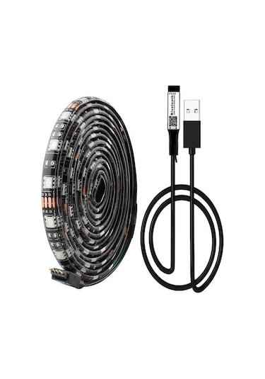 Exeo Tv Arkası Bluetooth Rgb Usb Şerit Led Silikonlu 5 Mt