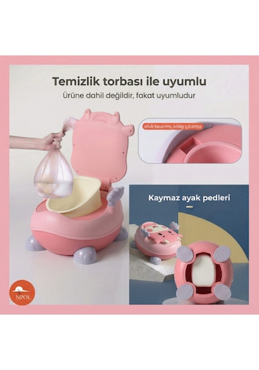 Tuvalet Eğitici Lazımlık - Pembe