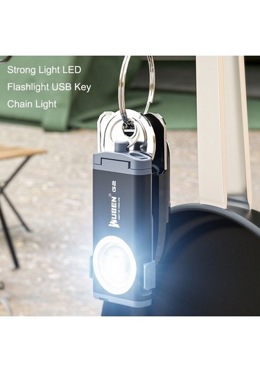 Novahub Yüksek Güçlü Wuben G2 Işık El Feneri, Mavi Usb, Kamp Ve Ev Ihtiyacı Mavi
