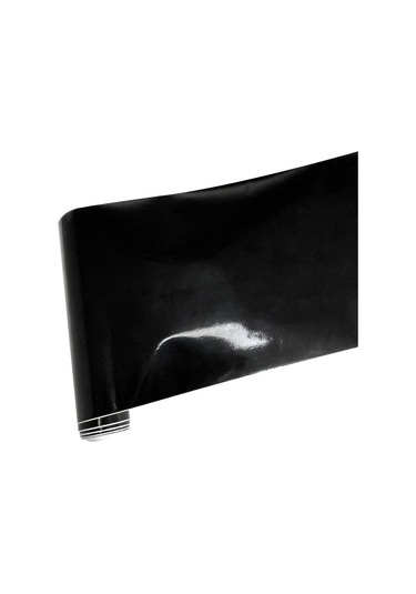 Dianziye Otomatik Cam Güneşlik Sticker - Parlak Siyah Pvc Malzeme - 140x20 Cm Ön Arka Cam Koruyucu