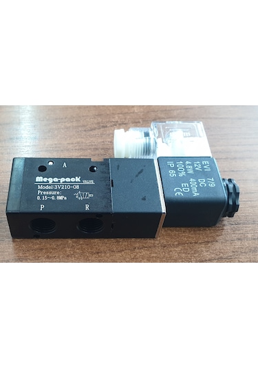 Air Süspansiyon Valfi Tekli 12 Volt 3v210-08 -