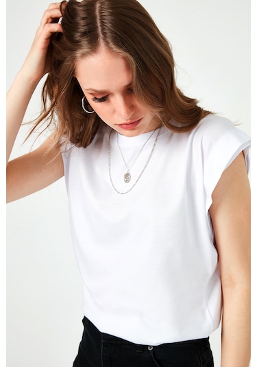 Lela Bayan T Shirt 5864019 Beyaz