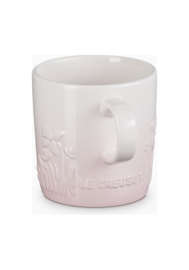 Le Creuset Jardin Çiçek Desenli Seramik Kupa Shell Pink