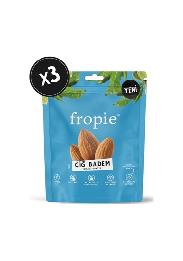 Fropie Çiğ Badem 3 x 75 G